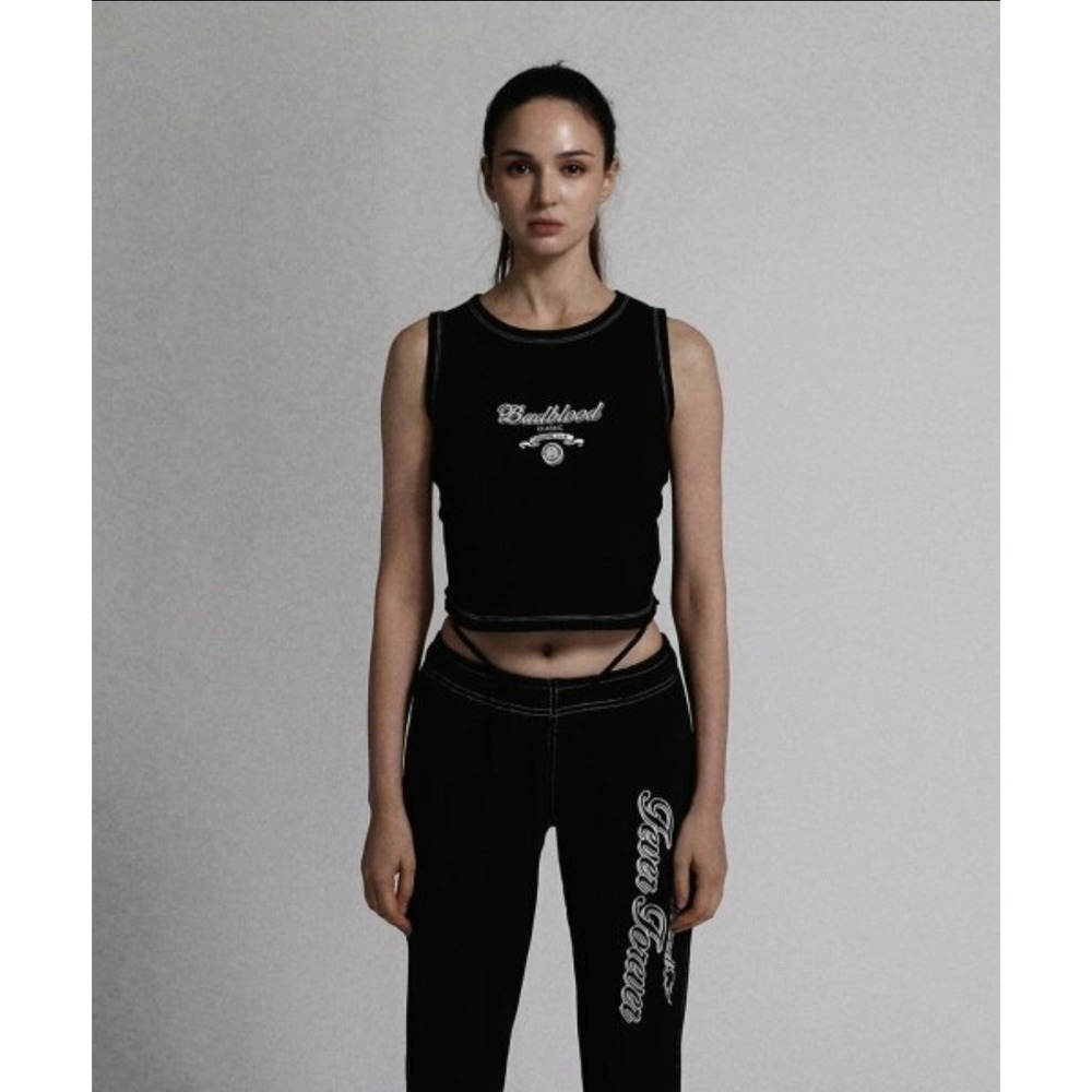 Nwt Badblood Signature Logo Ringer Tank Athletic‎ Club Size Small